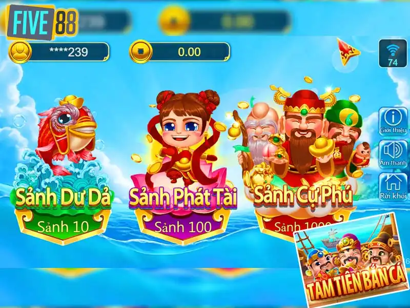 Tam tiên bắn cá – Thủ thuật chơi chiến thắng có 1-0-2