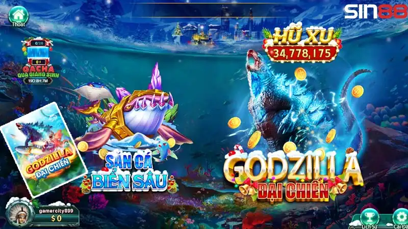 Godzilla đại chiến – Hướng dẫn cách bắn cá ăn tiền hiệu quả nhất