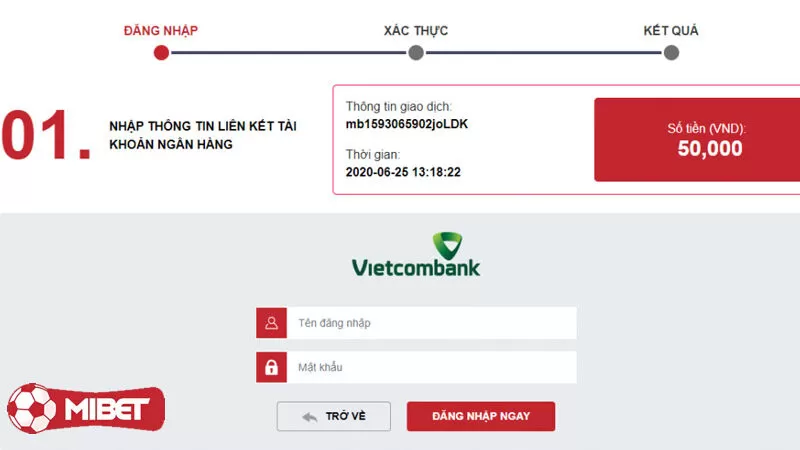 Cách nạp tiền Mibet chi tiết