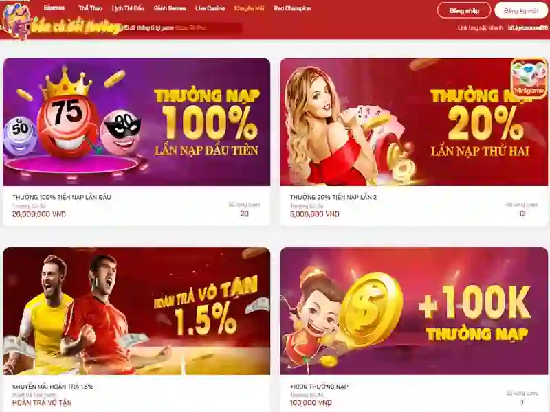 Chương trình khuyến mãi Red88
