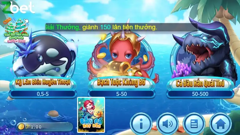 Bắn cá may mắn – Chơi game ảo nhận tiền thật